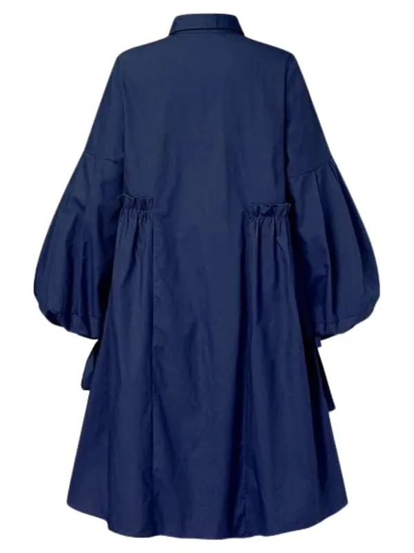 Women'S_Cotton_Shirt_|_Hand_Wash_|_Solid_|_Navy_Blue_|_|2021-122