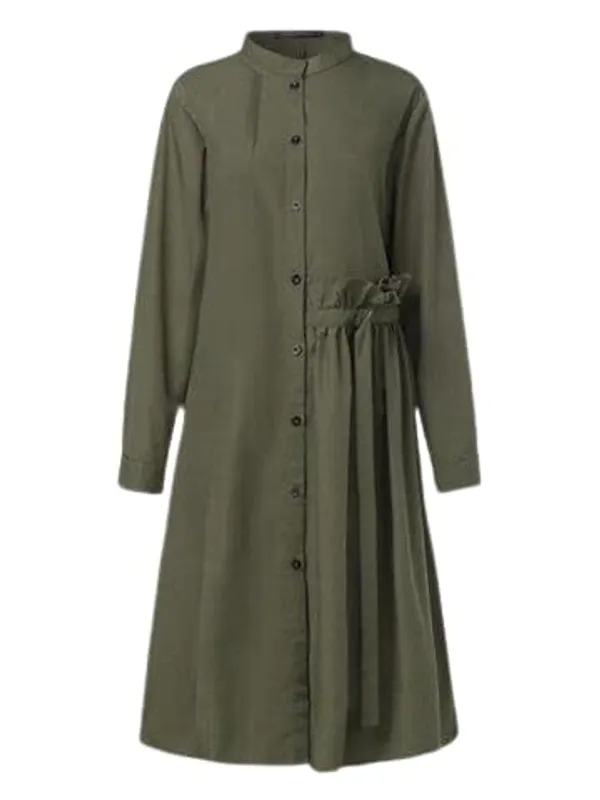 Women'S_Cotton_Shirt_|_Hand_Wash_|_Solid_|_Olive_Green_|_|2021-123