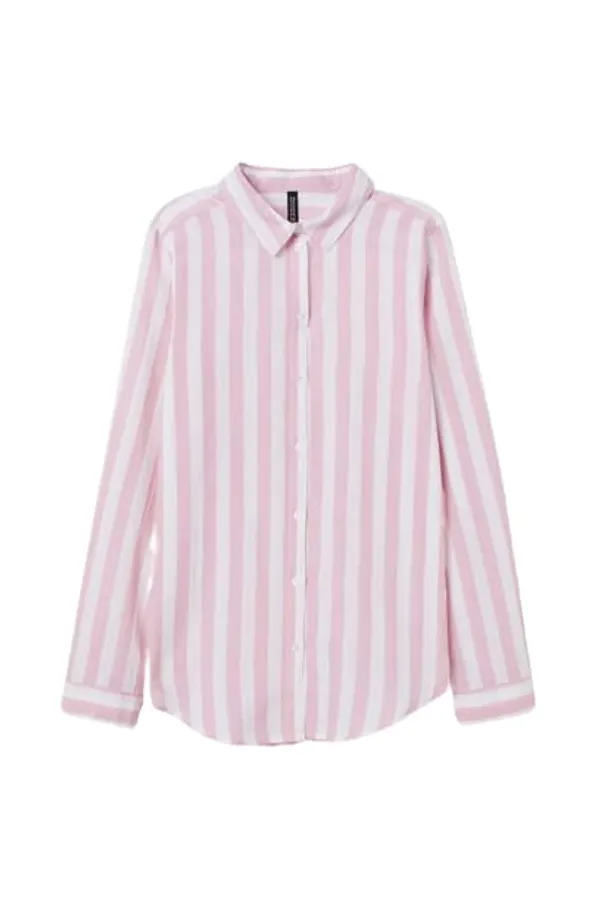 Women'S_Cotton_Shirt_|_Hand_Wash_|_Solid_|_Pink_Stripe_|_|2021-144