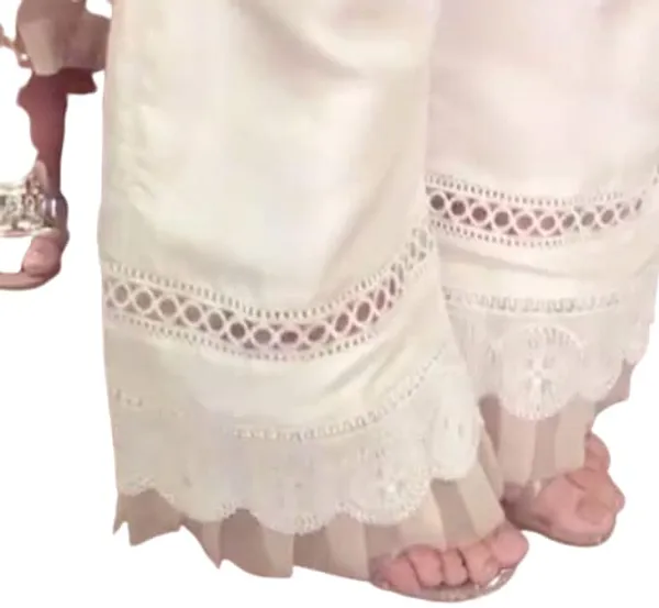 Women'S_Cotton_Lace_Details_Bell_Pants_|_White_|