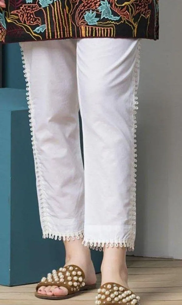 Women'S_Cotton_Lace_Detailspants_|_White_|