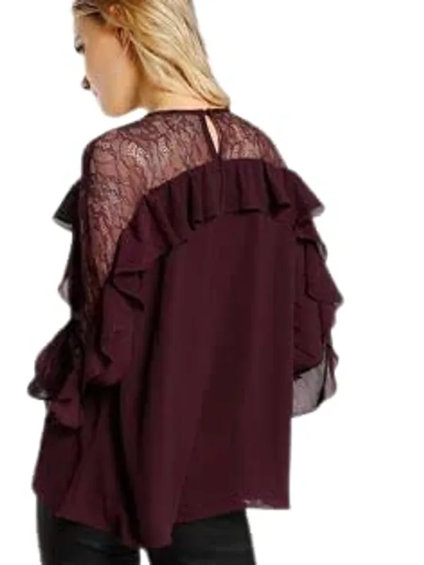 Women'S_Cotton_Top_|_Hand-Wash_|_Regular_Fit_|_Maroon/Wine_|_2021-110