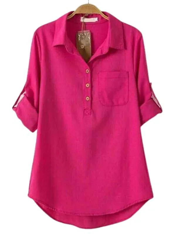 Women'S_Cotton_Top_|_Hand-Wash_|_Regular_Fit_|_Rani_Pink_|_2021-96