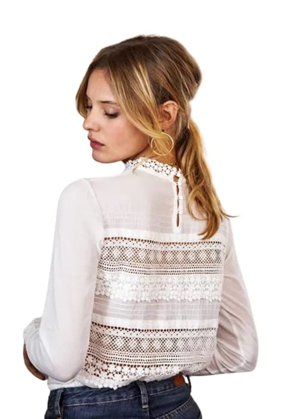 Women'S_Cotton_Top_|_Hand-Wash_|_Regular_Fit_|_White_Lace_|_2021-94