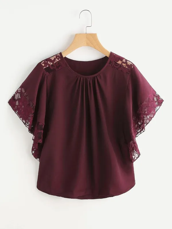 Women'S_Crepe/Rayontop_(Maroon)_(202996)