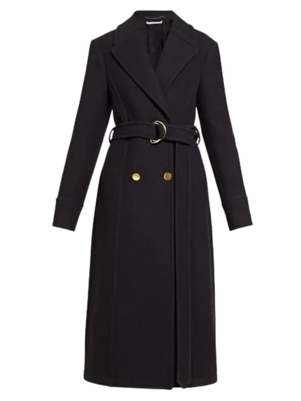 Women'S_Double_Breasted_Pea_Coat_Winter_Mid-Long_Trench_Coat_With_Belt_Black