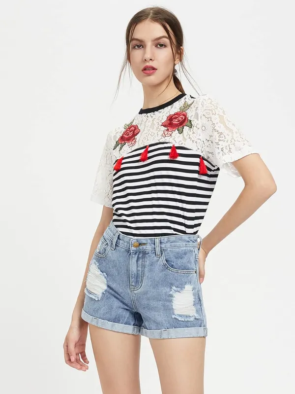 Women'S_Jersytop_(Black_Strips)_(202990)