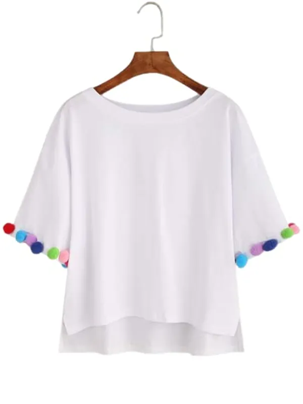 Womens_Off_The_Shoulder_Topss_Casual_Loose_Cotton_White_Sleeve_Tops