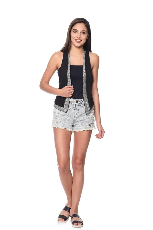 Women'S_Summer_Georgette_Jacket_(Black)_(Shr_2404)