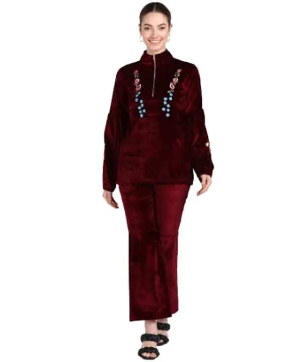 Women'S_Travel_Look_Tracksuit_|_Maroon