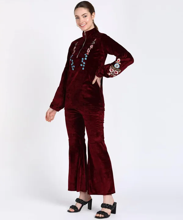 Women'S_Travel_Look_Tracksuit_|_Maroon