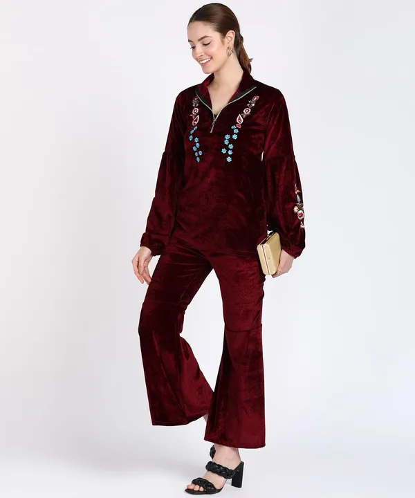 Women'S_Travel_Look_Tracksuit_|_Maroon