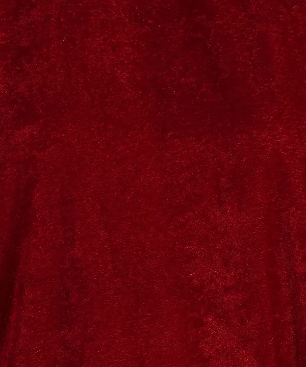 Women'S_Velvet_Kaftan_With_Fur_Details_Night_Suit_(Mahroon)_(202144)
