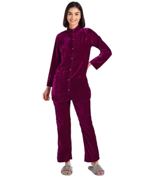 Women'S_Velvet_Track_Suit_(Dark_Purple)_(202146)