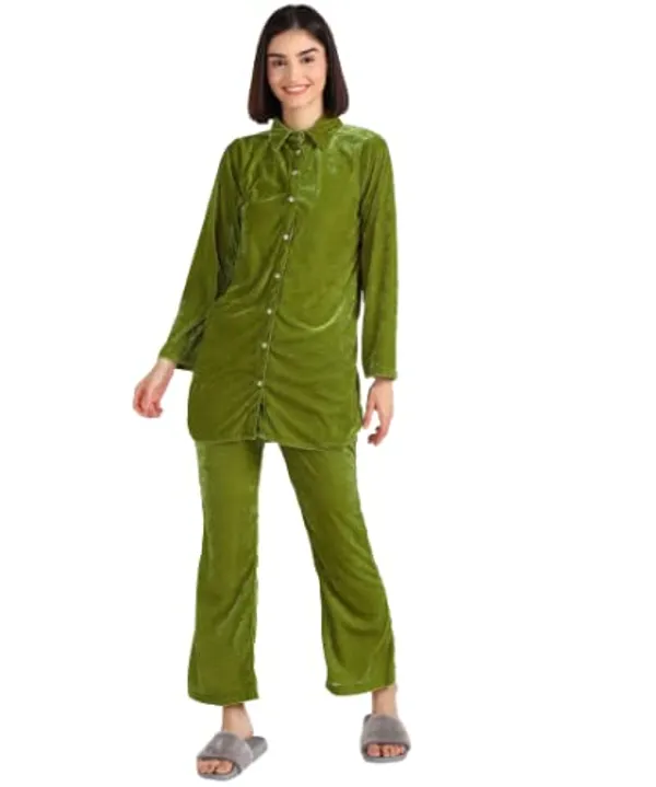 Women'S_Velvet_Track_Suit_(Green)_(202147)