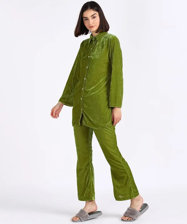 Women'S_Velvet_Track_Suit_(Green)_(202147)