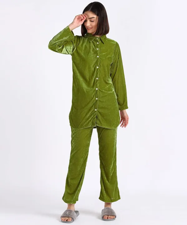 Women'S_Velvet_Track_Suit_(Green)_(202147)