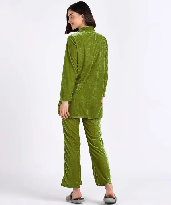 Women'S_Velvet_Track_Suit_(Green)_(202147)