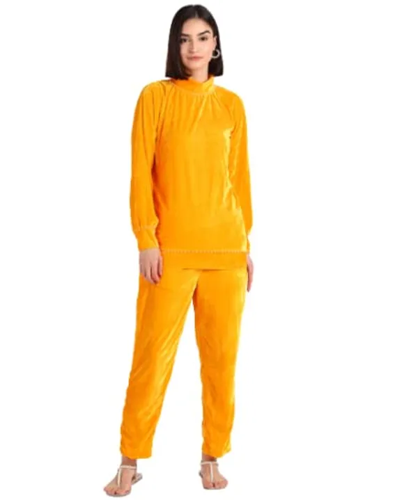 Women'S_Velvet_Track_Suit_(Yellow)_(202149)