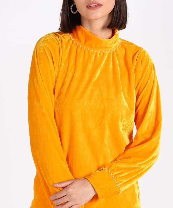 Women'S_Velvet_Track_Suit_(Yellow)_(202149)