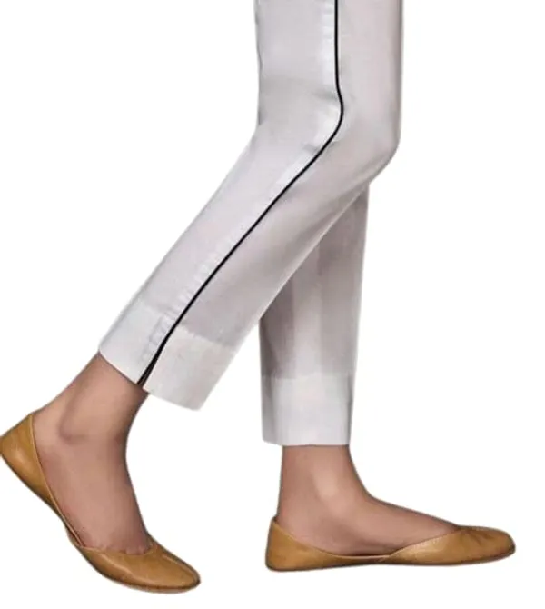 Women'S_White_Piping_Detail_Pants_|_White_|