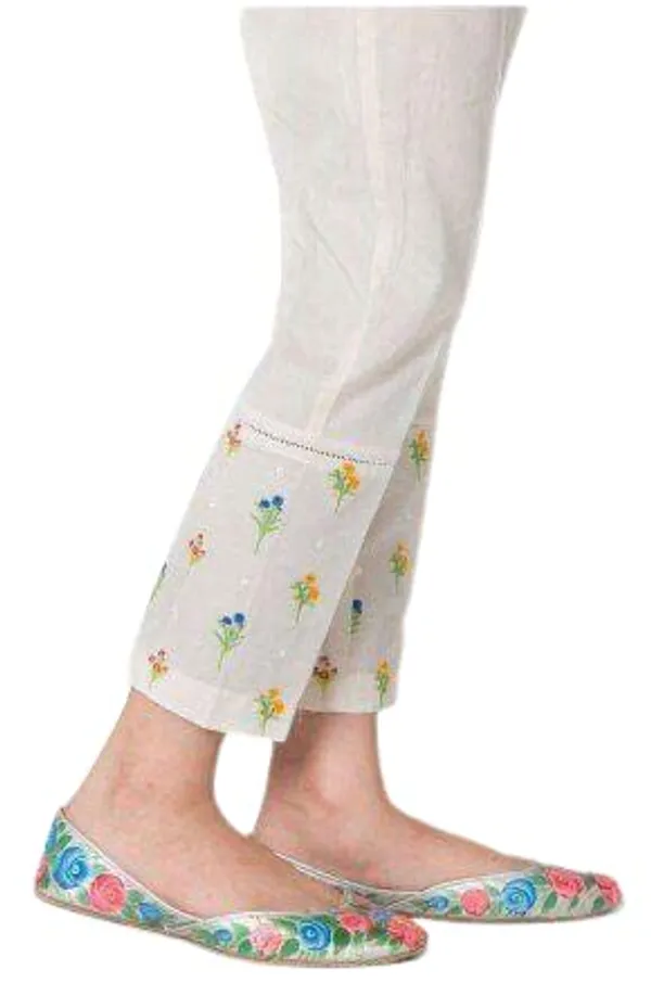 Women'S_White_Self_Thread_Embroidery_Pants_|_White_|