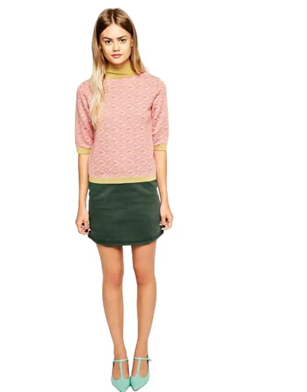 Women'S_Wear_Green_Skirt_|_50405