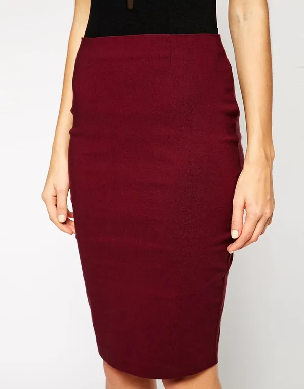 Women'S_Wear_Maroon_Skirt_|_50377