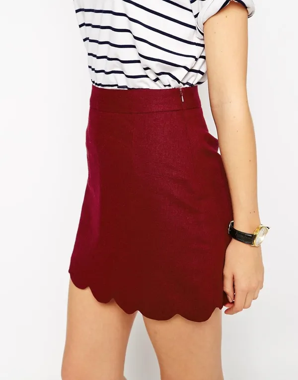 Women'S_Wear_Maroon_Skirt_|_50409