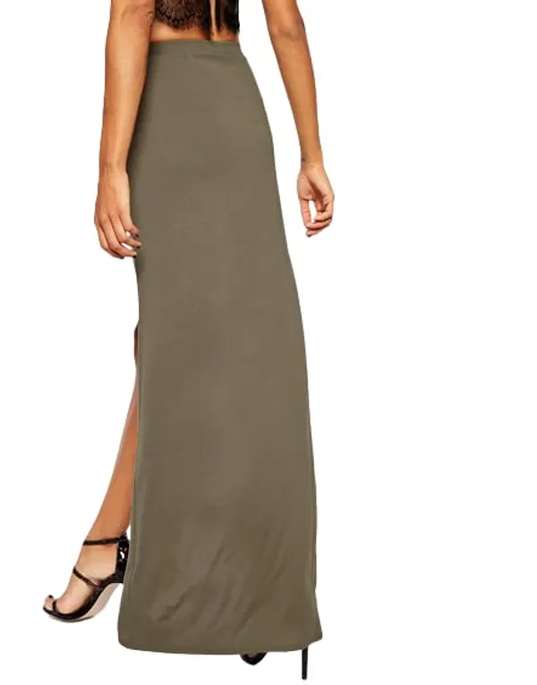 Women'S_Wear_Olive_Green_Skirt_|_50400