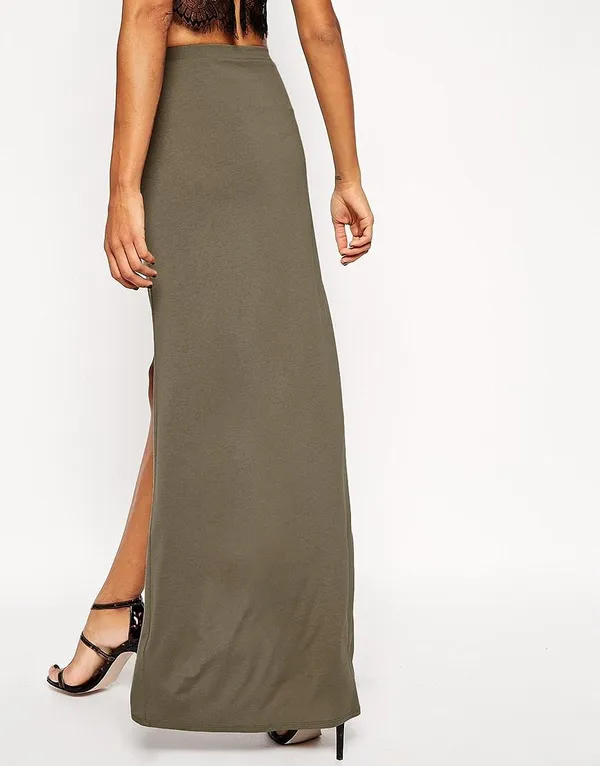 Women'S_Wear_Olive_Green_Skirt_|_50400