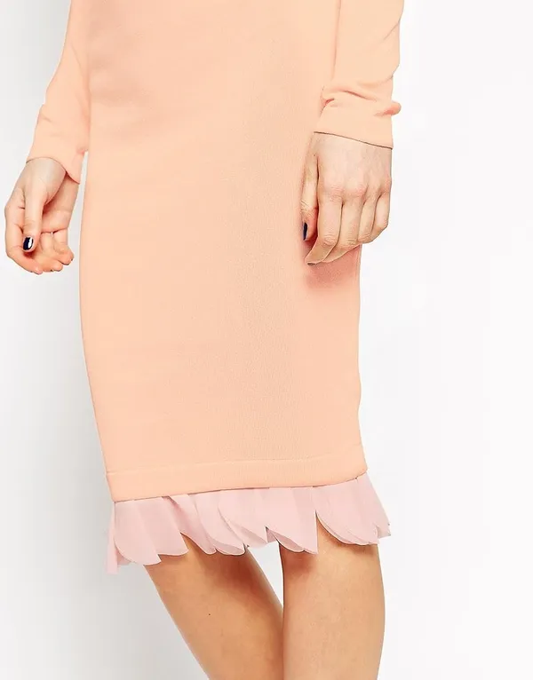 Women'S_Wear_Peach_Skirt_|_50399