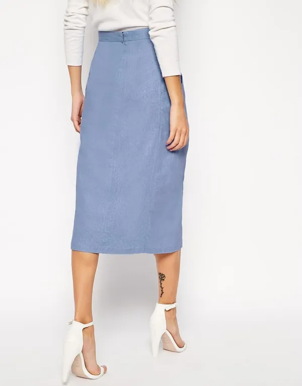 Women'S_Wear_Sky_Blue_Skirt_|_50393