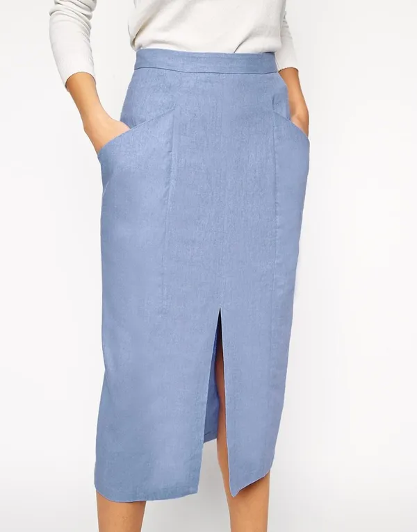 Women'S_Wear_Sky_Blue_Skirt_|_50393