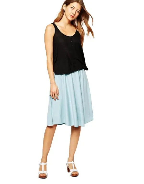 Women'S_Wear_Sky_Blue_Skirt_|_50410