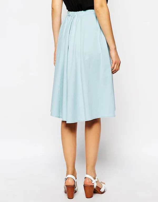 Women'S_Wear_Sky_Blue_Skirt_|_50410
