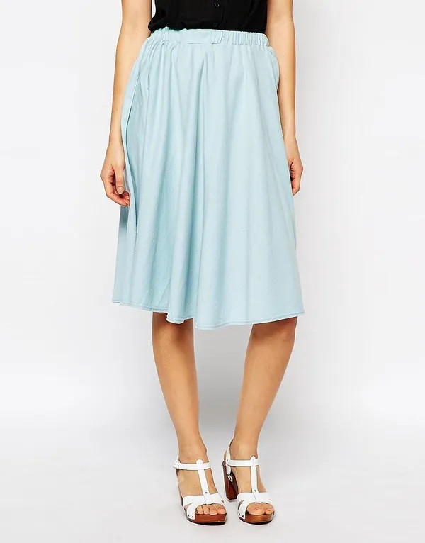 Women'S_Wear_Sky_Blue_Skirt_|_50410