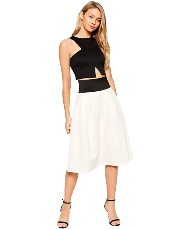 Women'S_Wear_White/Black_Skirt_|_50431