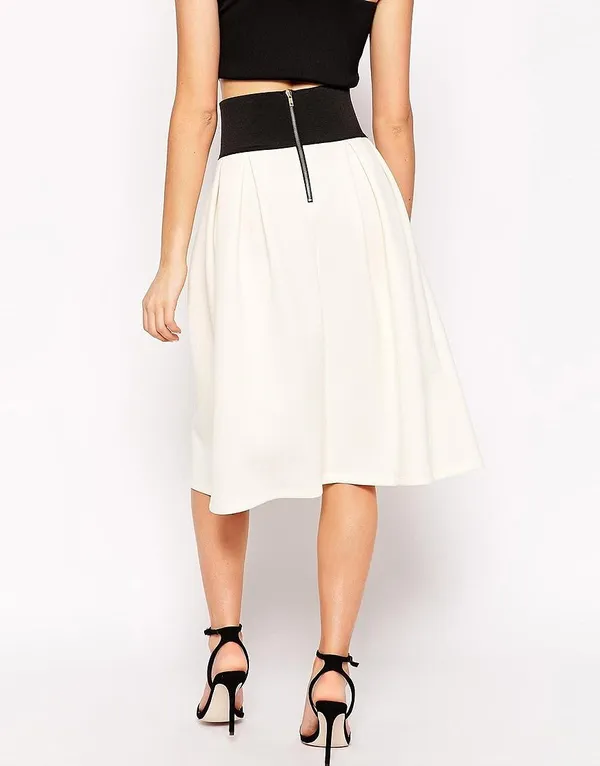 Women'S_Wear_White/Black_Skirt_|_50431