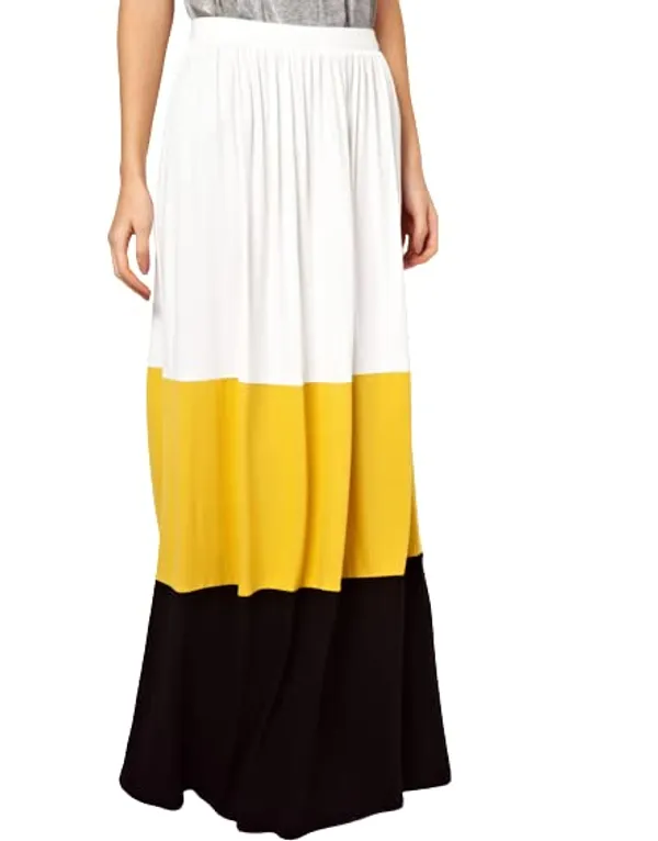 Women'S_Wear_White/Yellow/Black_Skirt_|_50270