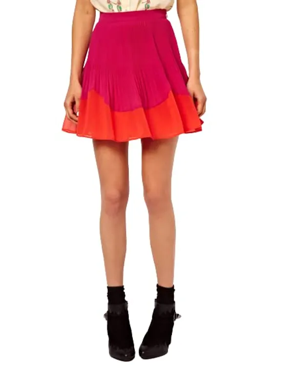 Women'S_Wear_Red/Orange_Skirt_|_50282