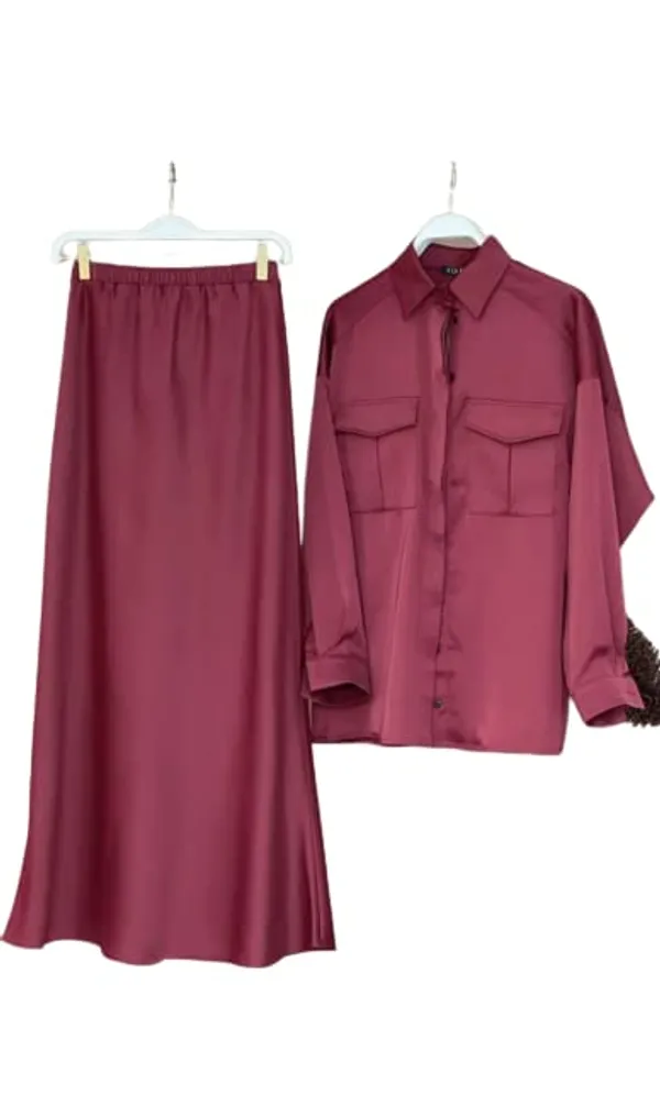 Popuppatka_Women/Girl_Casual_Sleeve_Shirt_(Pink)