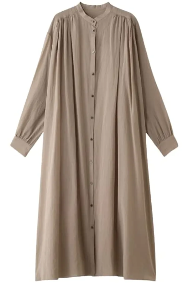 Popuppatka_Women_And_Girl_Casual_3/4_Sleeve_Shirt_(Brown)