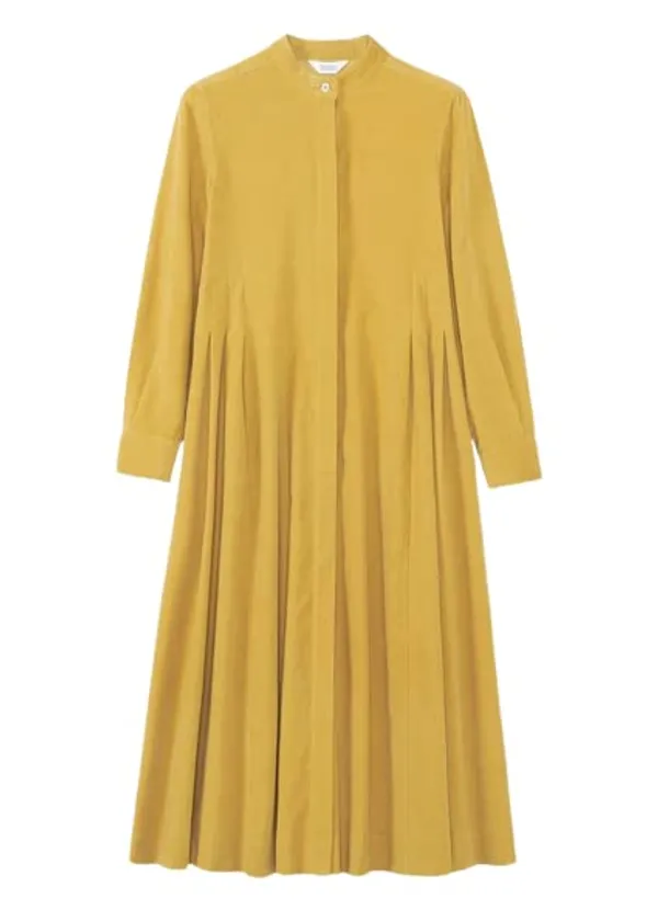 Popuppatka_Women_And_Girl_Casual_3/4_Sleeve_Shirt_(Yellow)