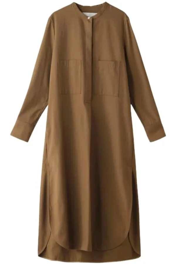 Popuppatka_Women_And_Girls_Casual_3/4_Sleeve_Shirt_(Brown)