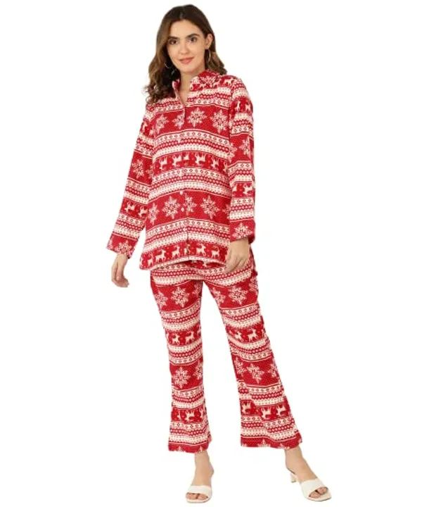 Popuppatka_Womens/Girl_Velvet_Track_Suit_Red