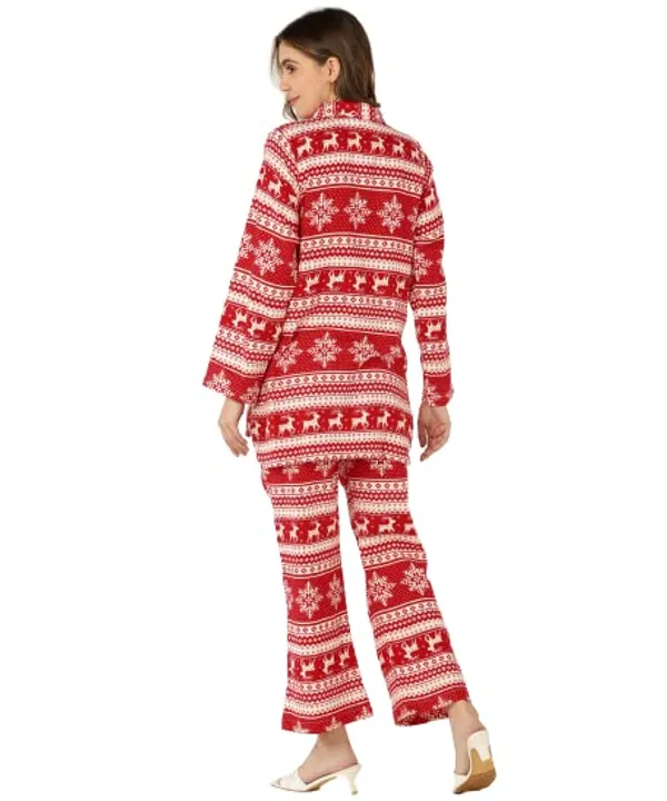 Popuppatka_Womens/Girl_Velvet_Track_Suit_Red