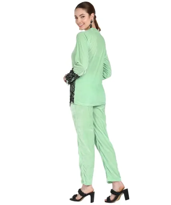 Popuppatka_Womens/Green_Velvet_Track_Suit_Green