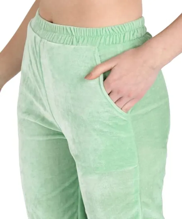 Popuppatka_Womens/Green_Velvet_Track_Suit_Green
