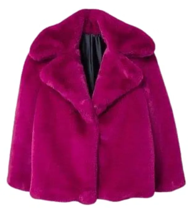 Popuppatka_Women'S_Long_Sleeve_Fluffy_Fur_Warm_Coat_Pink